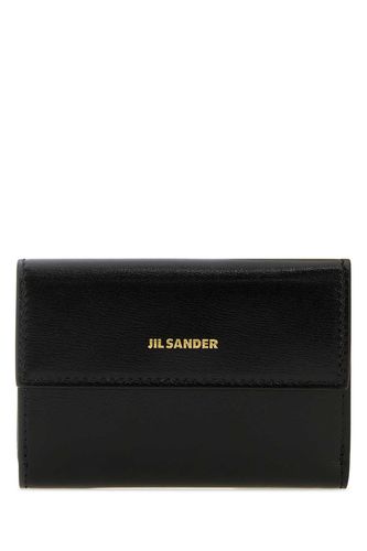 Jil Sander Black Leather Wallet - Jil Sander - Modalova