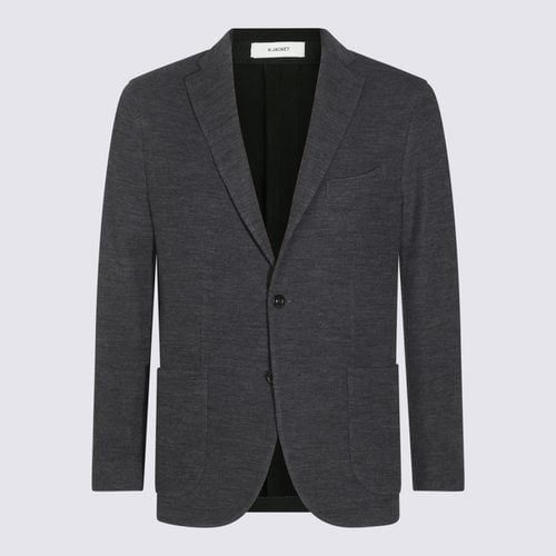 Boglioli Grey Wool Blazer - Boglioli - Modalova