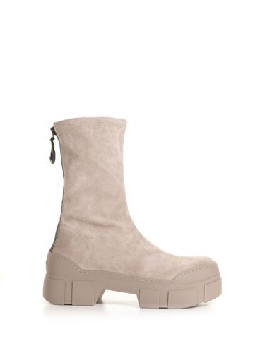 Ankle Boot In Beige Suede - Vic Matié - Modalova