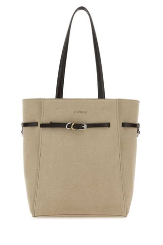 Sand Canvas Small Voyou Shopping Bag - Givenchy - Modalova