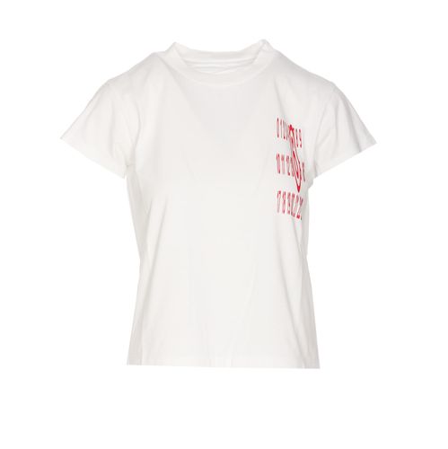 Logo Cotton T-shirt - MM6 Maison Margiela - Modalova