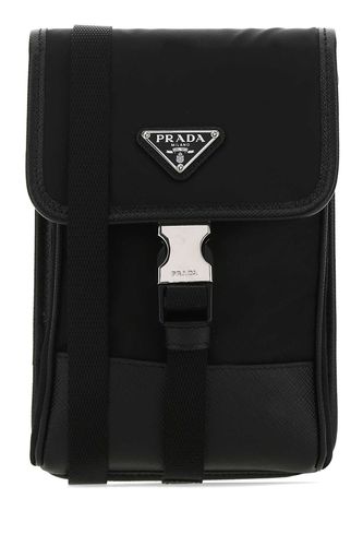 Prada Black Re-nylon Phone Case - Prada - Modalova