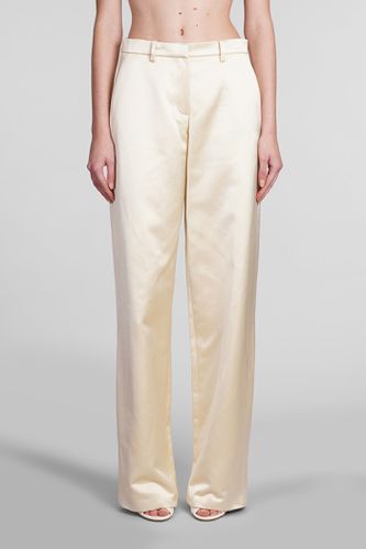 Magda Butrym Pants In Beige Cotton - Magda Butrym - Modalova