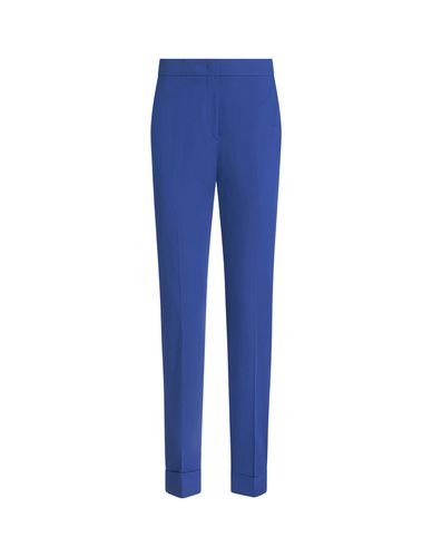 Cropped Stretch Trousers In - Etro - Modalova