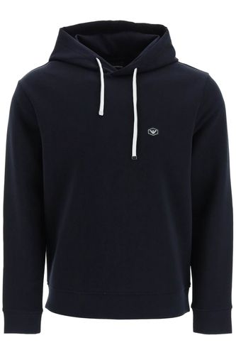 Emporio Armani Double Jersey Hoodie - Emporio Armani - Modalova