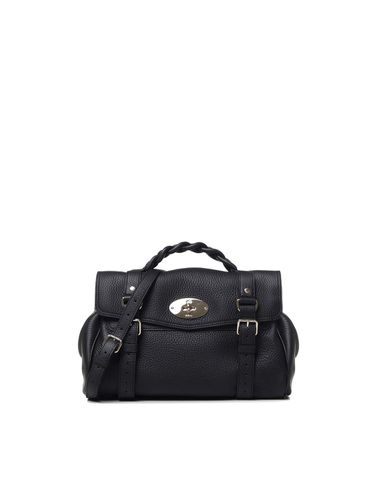 Alexa Bag With Leather Braided Handle - Mulberry - Modalova