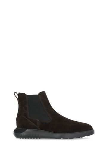 Hogan Round Toe Ankle Boots - Hogan - Modalova