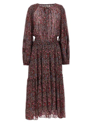 All-over Floral Printed Midi Dress - Marant Étoile - Modalova