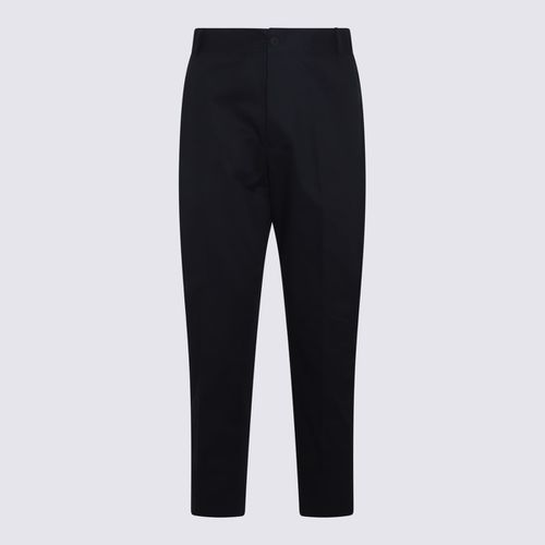 Deep Blue Cotton Pants - Maison Kitsuné - Modalova