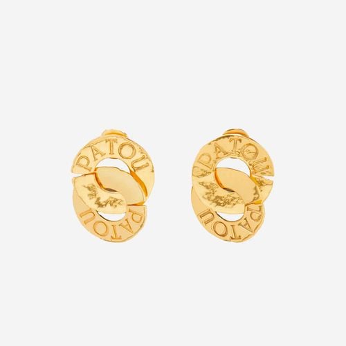 Gold-plated Brass Double Coin Earrings - Patou - Modalova