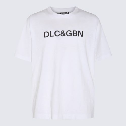 And Black Cotton T-shirt - Dolce & Gabbana - Modalova