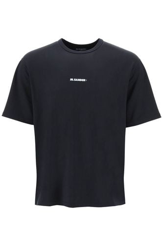 Technical Fabric Crew-neck T-shirt - Jil Sander - Modalova