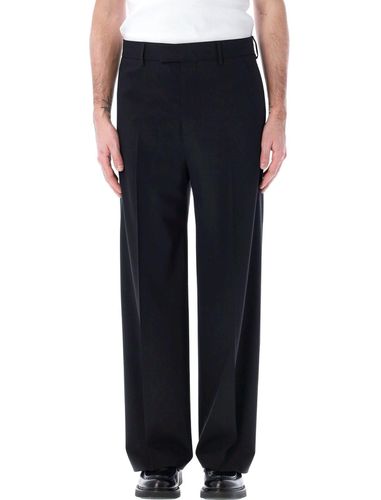 Straight-leg Pleated-detail Tailored Trousers - MSGM - Modalova