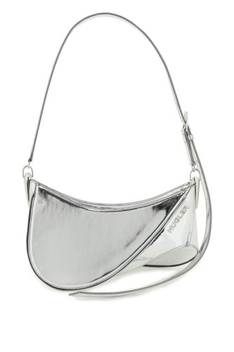 Shoulder Bag In Silver Leather - Mugler - Modalova