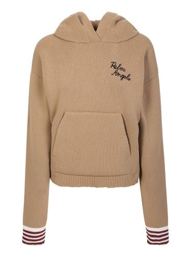 Brown/ Hooded Sweatshirt - Palm Angels - Modalova