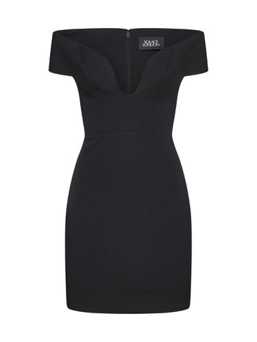 Lola Mini Dress With Plunging Sweetheart Neckline In Stretch Crepe Woman - Solace London - Modalova