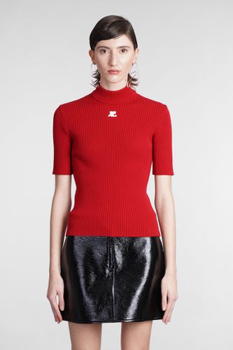 Courrèges Knitwear In Red Viscose - Courrèges - Modalova