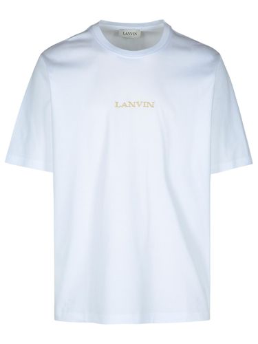 Lanvin White Cotton T-shirt - Lanvin - Modalova