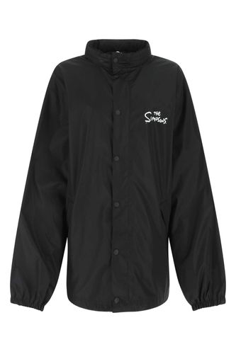 Black Polyester Oversize Jacket - Balenciaga - Modalova
