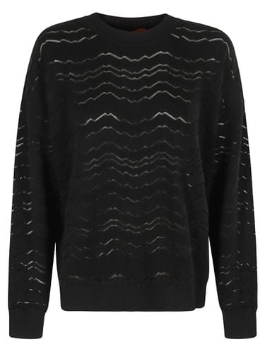 Zig-zag Patterned Knit Sweater - Missoni - Modalova