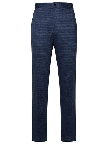 Etro Blue Cotton Pants - Etro - Modalova