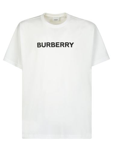 Burberry White Oversized T-shirt - Burberry - Modalova