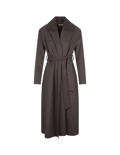 Leak Coat In Wool Double - Parosh - Modalova