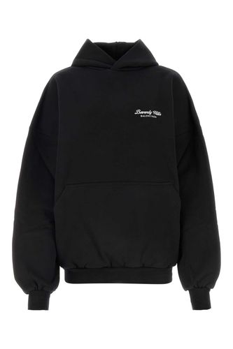 Balenciaga Black Cotton Sweatshirt - Balenciaga - Modalova