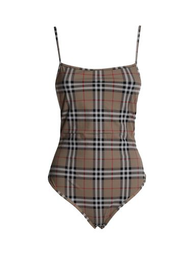One-piece Swimsuit With Vintage Check Pattern - Burberry - Modalova