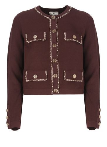 Elisabetta Franchi Viscose Cardigan - Elisabetta Franchi - Modalova