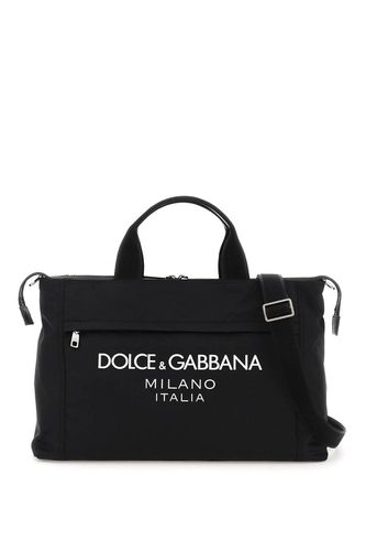 Logo Printed Zipped Travel Bag - Dolce & Gabbana - Modalova