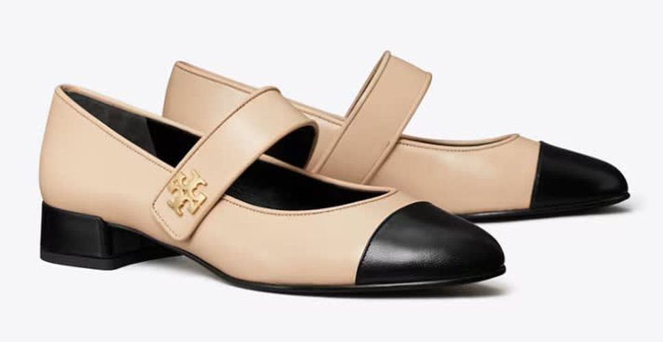 Mary Jane With Contrasting Toe Cap - Tory Burch - Modalova