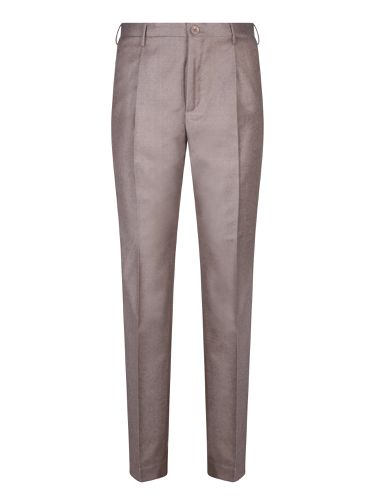 Diagonal Wool Trousers - Incotex - Modalova