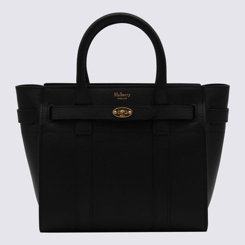 Mulberry Black Leather Tote Bag - Mulberry - Modalova