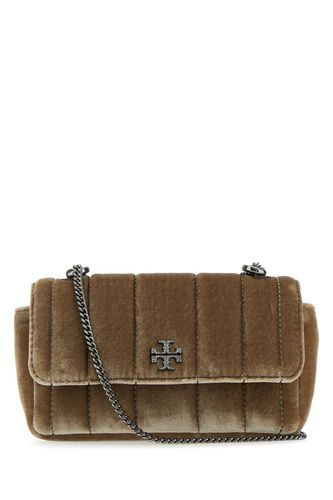 Dove Grey Velvet Kira Mini Shoulder Bag - Tory Burch - Modalova