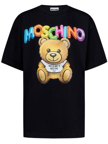 Inflatable Teddy Bear T-shirt - Moschino - Modalova