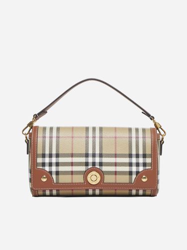 Note Check Canvas Small Bag - Burberry - Modalova