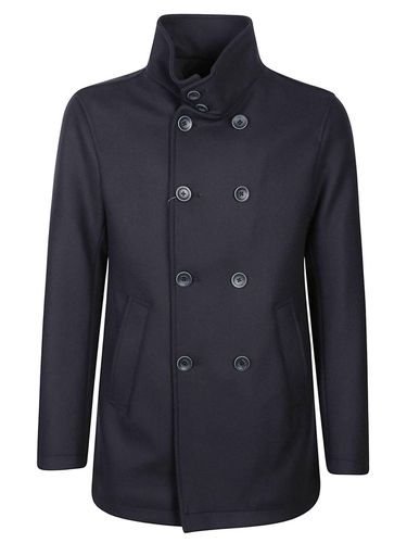 Herno Double-breasted Long Coat - Herno - Modalova