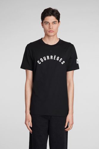 Courrèges T-shirt In Black Cotton - Courrèges - Modalova