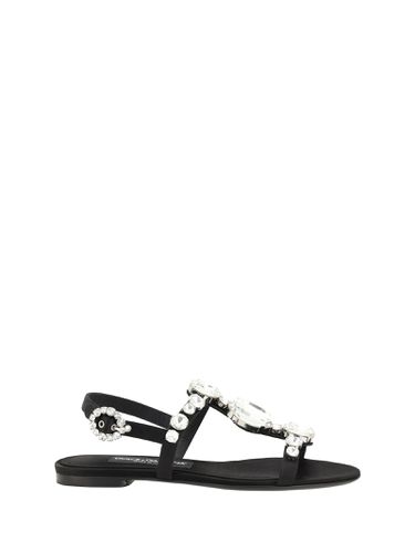 Dolce & Gabbana Jeweled Sandals - Dolce & Gabbana - Modalova