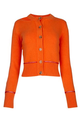 Orange Wool Cardigan - Alexander McQueen - Modalova