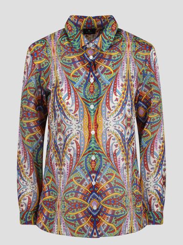 Etro Printed Cotton Shirt - Etro - Modalova