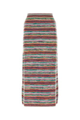 Chloé Embroidered Wool Blend Skirt - Chloé - Modalova