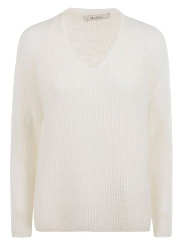 Leisure V-neck Long-sleeved Jumper - Max Mara - Modalova