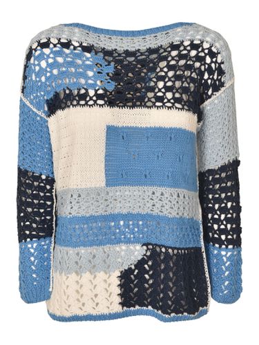 Crochet Knit Sweater - Saverio Palatella - Modalova