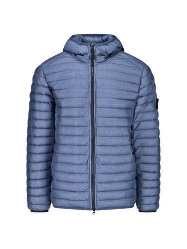 Stone Island Logo Down Jacket - Stone Island - Modalova