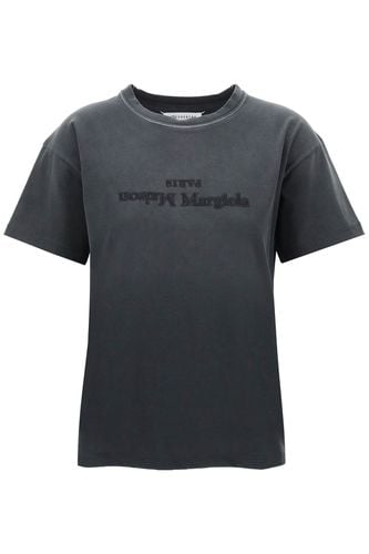 Reverse Logo-printed Crewneck T-shirt - Maison Margiela - Modalova