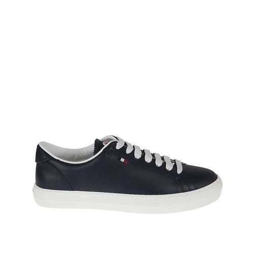 Moncler Monaco Leather Sneakers - Moncler - Modalova