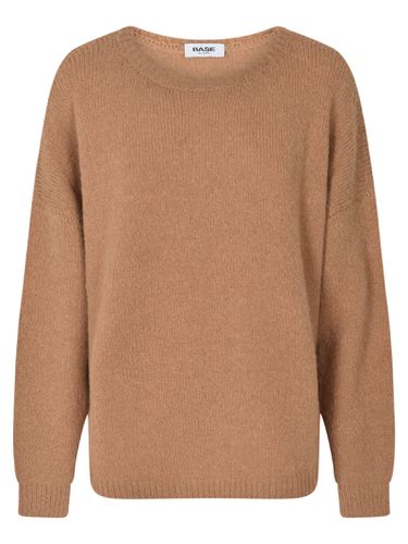 Base Rib Trim Knit Plain Sweater - Base - Modalova