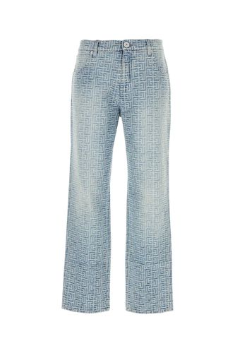 Balmain Embroidered Denim Jeans - Balmain - Modalova